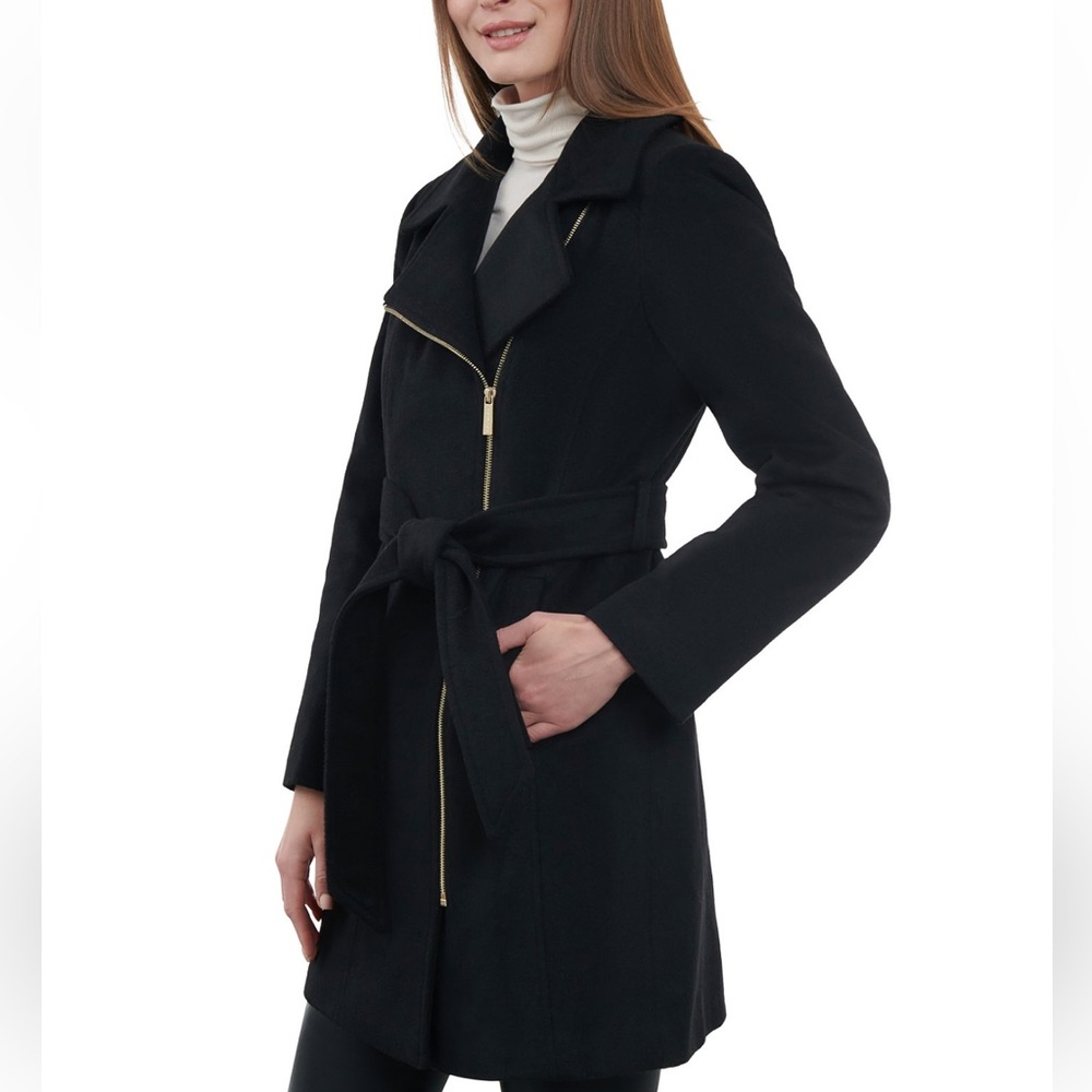 Michael Kors asymmetrical peacoat